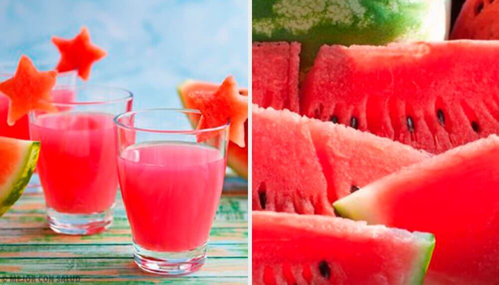 Vandmelon og vandmelon drik