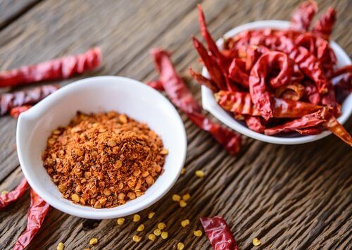 Roed chili - toer hoste