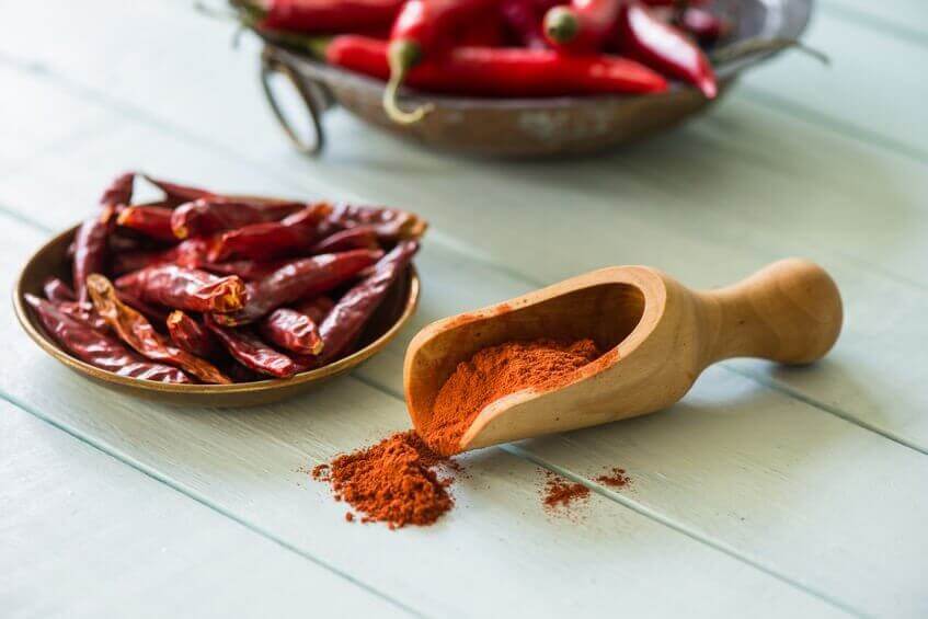 Toerret roed chili