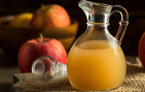 Kande med aeble cider eddike