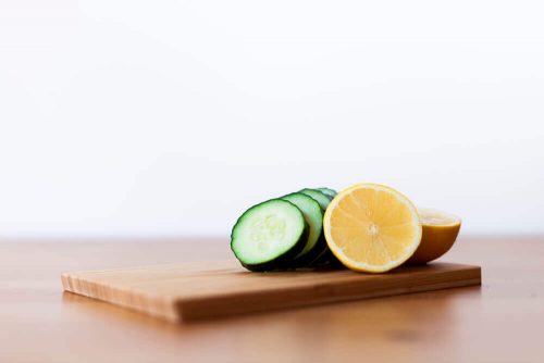 Citron og agurk - smoothie med agurk