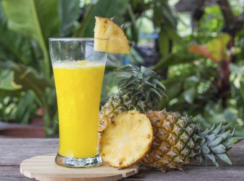 Ananas og ananas smoothie - afrodisiakalske drinks