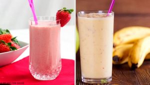 5 jordbær-banan smoothies til morgenmad