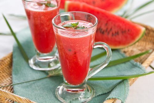 Vandmelon smoothie - reducere dit mavefedt