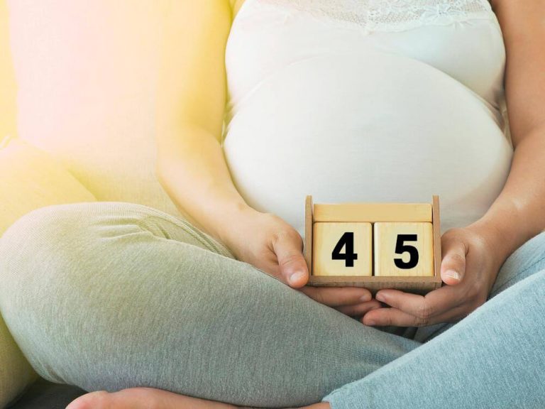 Kan du blive gravid naturligt i 45-års-alderen?