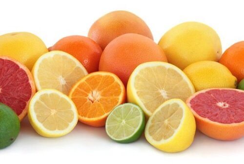 Citrusfrugter.