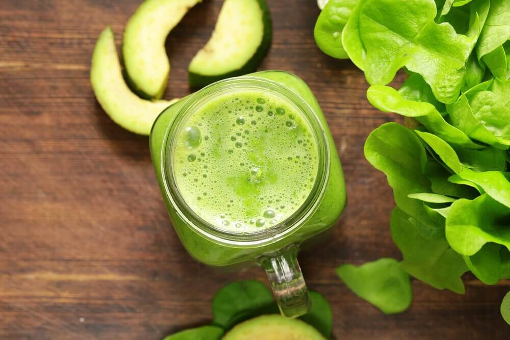Grøn juice.