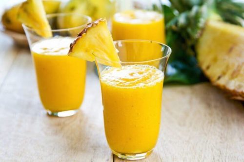 Ingefaer og ananas shot