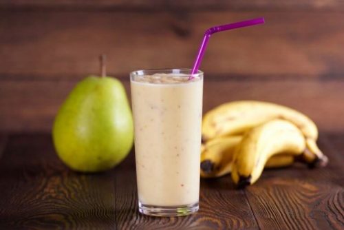 Banan paere smoothie