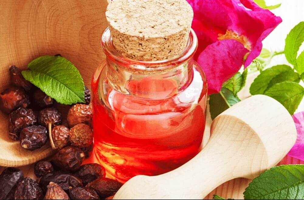 shea smør og rosenolie