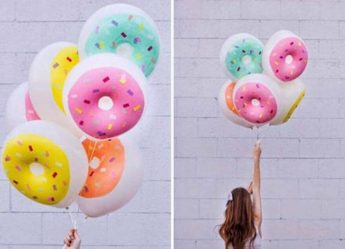 Donut formede balloner