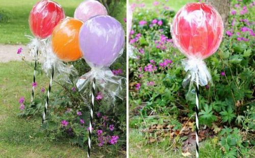 Slikkepind balloner