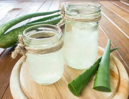 Aloe vera naturmiddel.