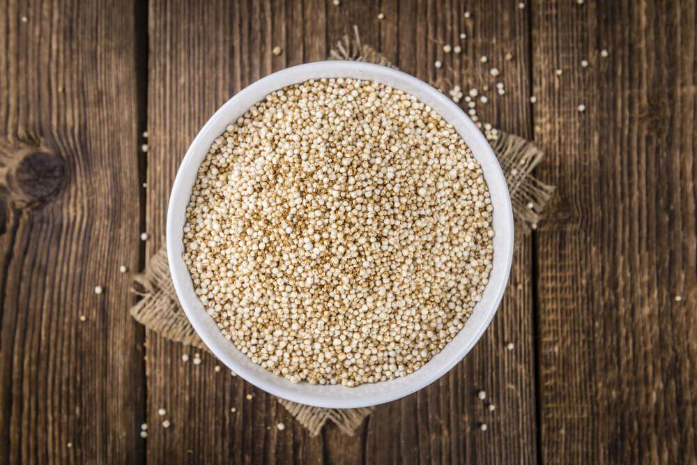 Quinoa i en skål