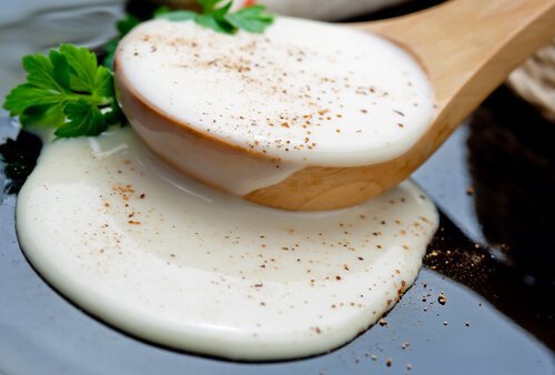 Bechamel sauce.