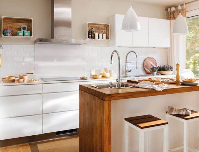 Dekorer et lille køkken