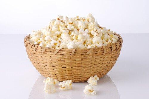 hjemmelavet popcorn