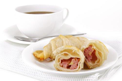 kalkunskinke-croissanter