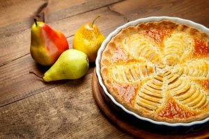 Lækker og sund pæretærte når du er på kur