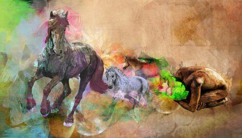 fleksible sind symboliseres af heste