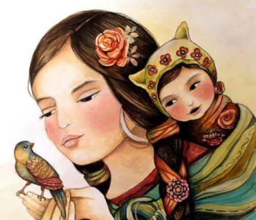 kvinde lader intuition guide hende