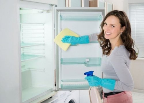 Mange mennesker glemmer at rengøre ovenpå deres skabe og køleskabe
