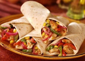 To opskrifter på sunde fajitas