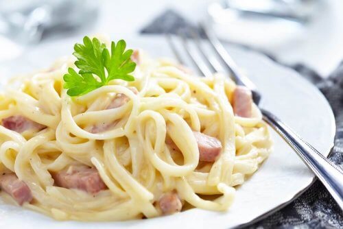 Opskrift på spaghetti carbonara