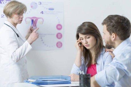 Et par, der har problemer med at blive gravid