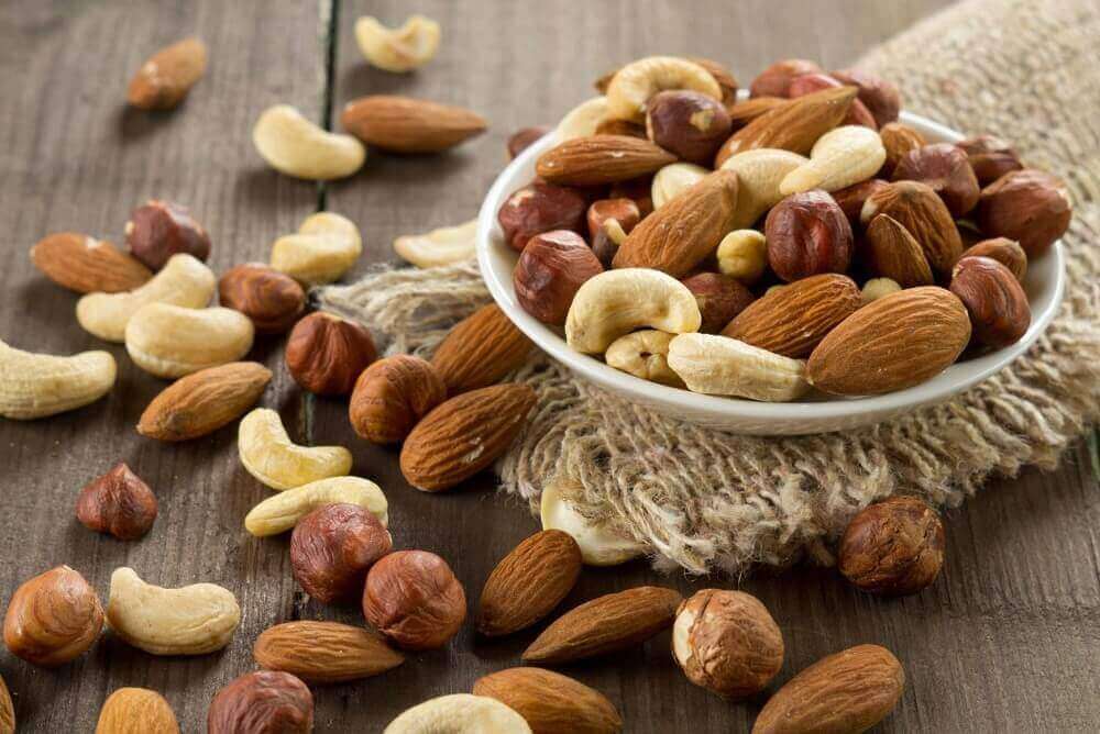 Nødder inholder mange aminosyrer og essentielle mineraler