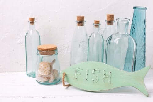 Glasflasker til nautisk indretning