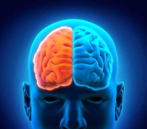 Illustration af, hvordan depression påvirker hjernen