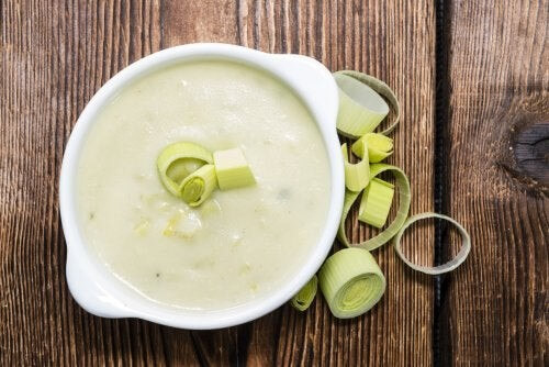 Lækker creme med porrer