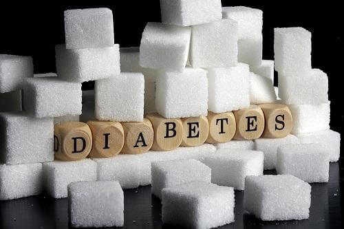 Sukkerknalder med teksten diabetes