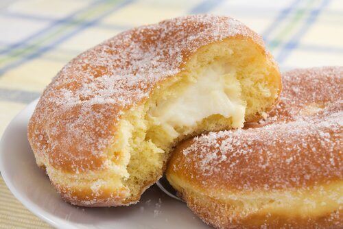 Dulce de leche donuts