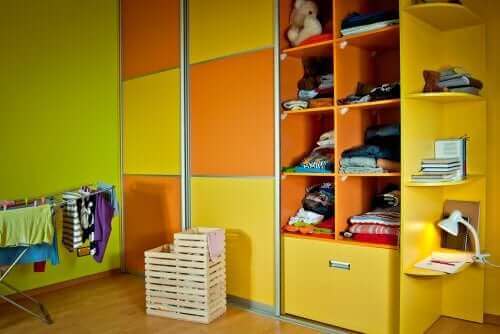 Opbevaringsenhed, der er god til at indrette et børneværelse