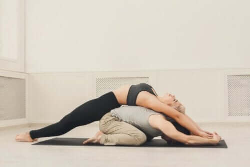 Par dyrker yoga sammen