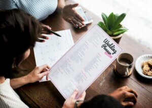 Brudeparrets opgaver i planlægningen af et bryllup