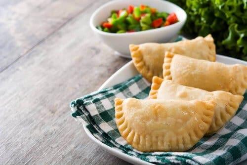 Hjemmelavet veganske empanadas
