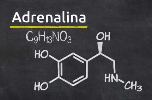 Den kemiske formel for adrenalin