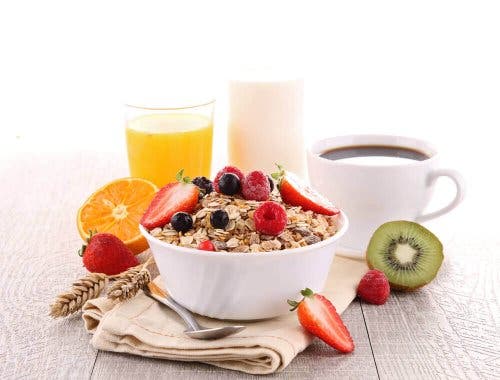 Et eksempel på sund morgenmad