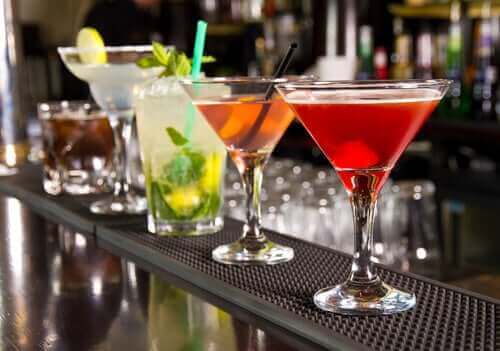 Drinks på bar