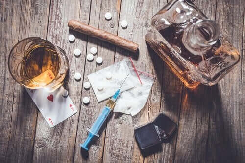Et billede af stoffer, alkohol, rygning og gambling