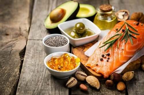 Forskellige kilder til omega-3