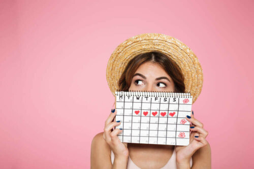 Kvinde med kalender