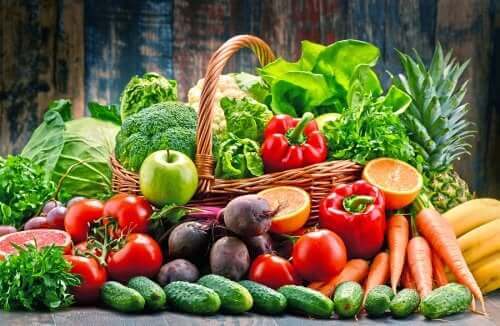 Masser af frugter og grøntsager