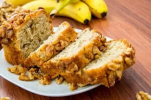 Klassisk brød med banan