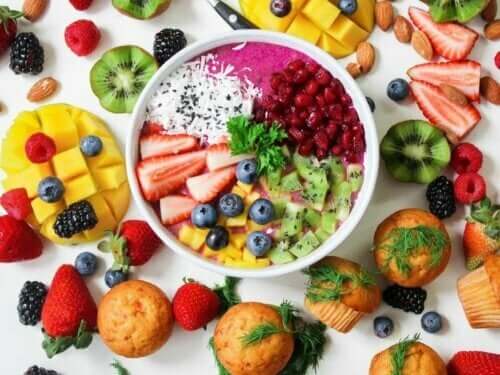 Frugter og smoothie