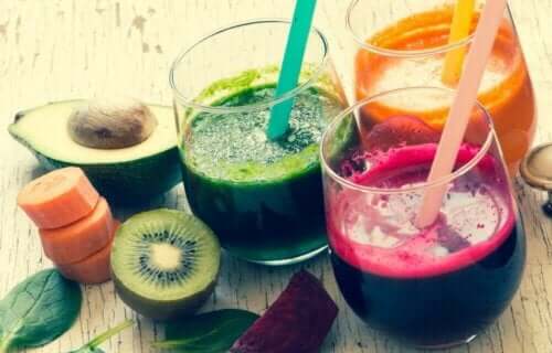 Fra frugtjuice kan kroppen omdanne glukose