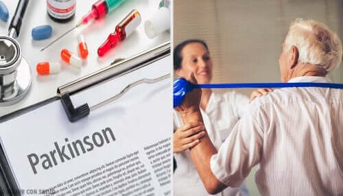 Genoptræning af patient med Parkinsons